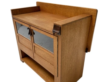 Art Deco Modernist Cabinet by Anton Lucas for N.V. Meubelkunst Leiden, 1920s